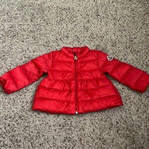 Red Moncler light jacket